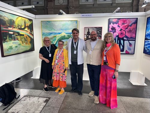 Künstlerfreunde auf der SWISSARTEXPO